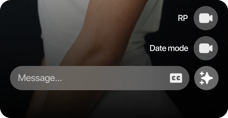 Mode menu hidden behind an extra icon